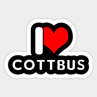 I love Cottbus Sticker